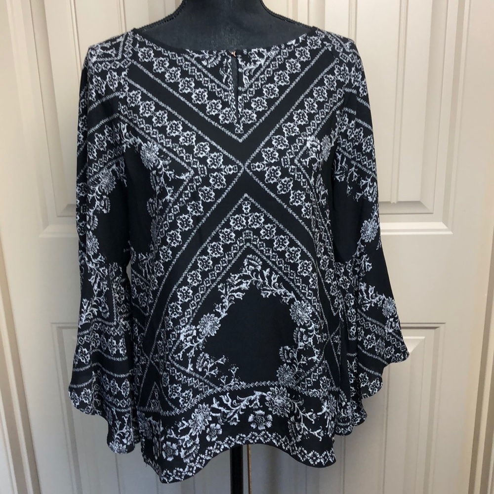 Blouse with Bell Sleeves Size XS